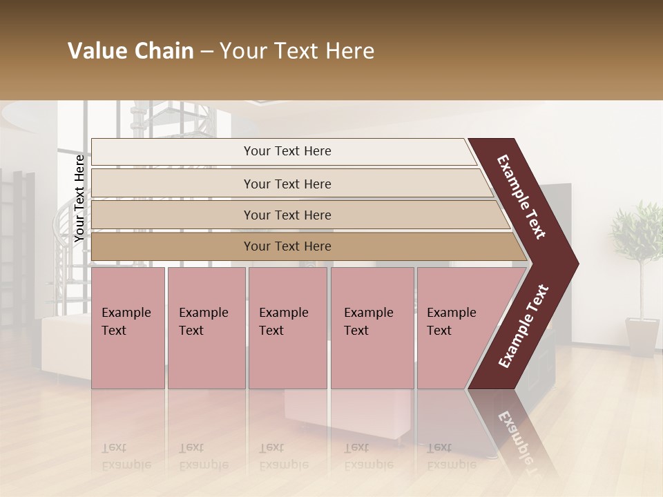 Domestic Parquet Living PowerPoint Template