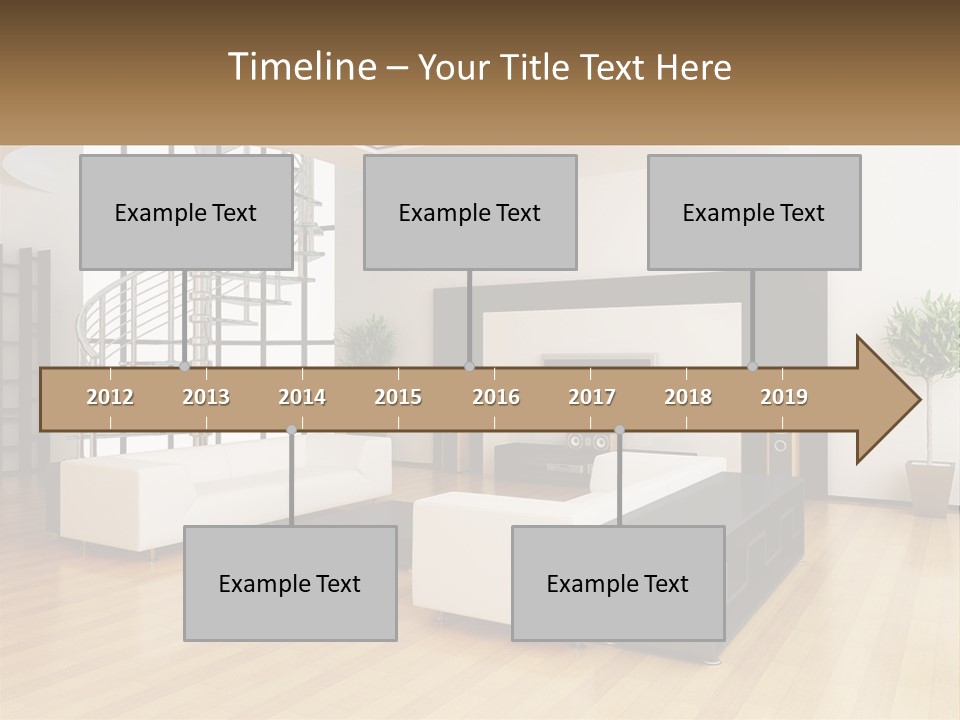 Domestic Parquet Living PowerPoint Template