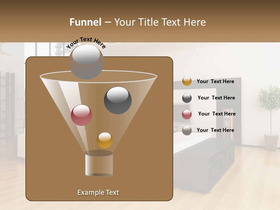 Domestic Parquet Living PowerPoint Template