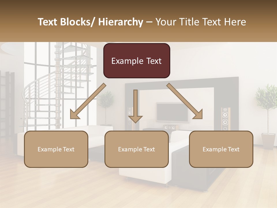 Domestic Parquet Living PowerPoint Template