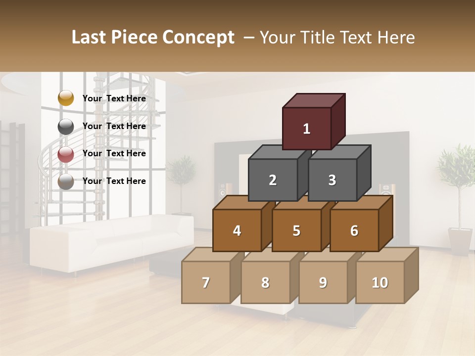 Domestic Parquet Living PowerPoint Template