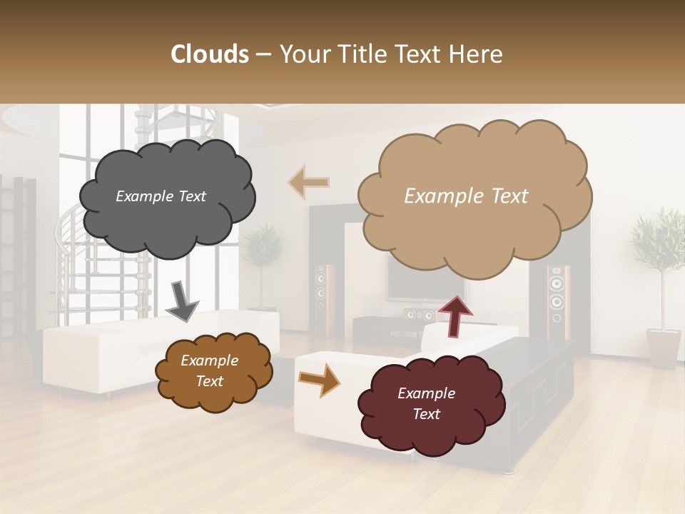 Domestic Parquet Living PowerPoint Template
