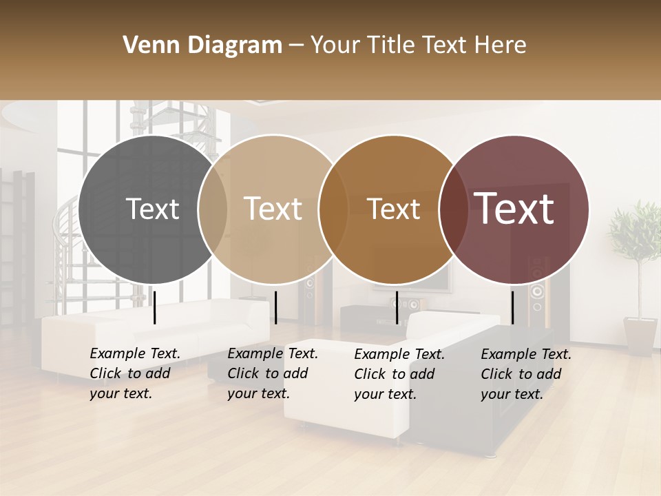 Domestic Parquet Living PowerPoint Template