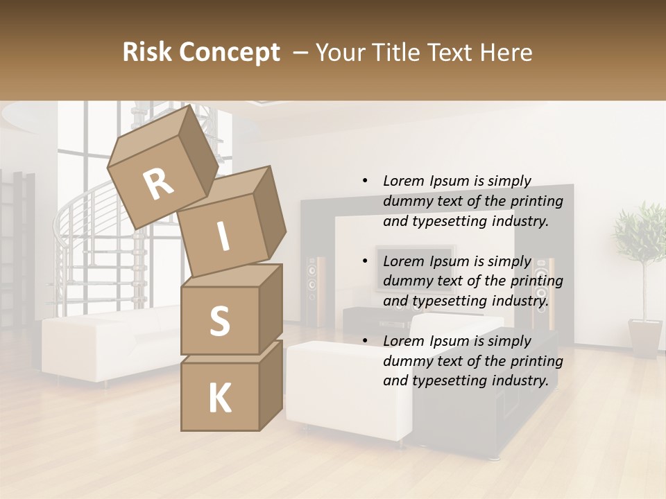 Domestic Parquet Living PowerPoint Template