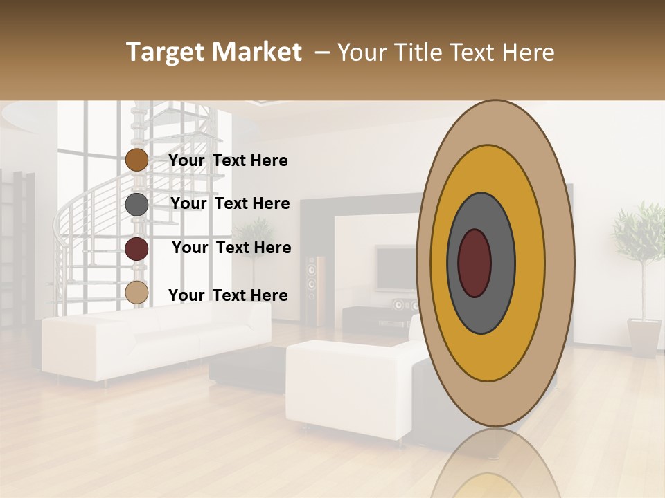 Domestic Parquet Living PowerPoint Template