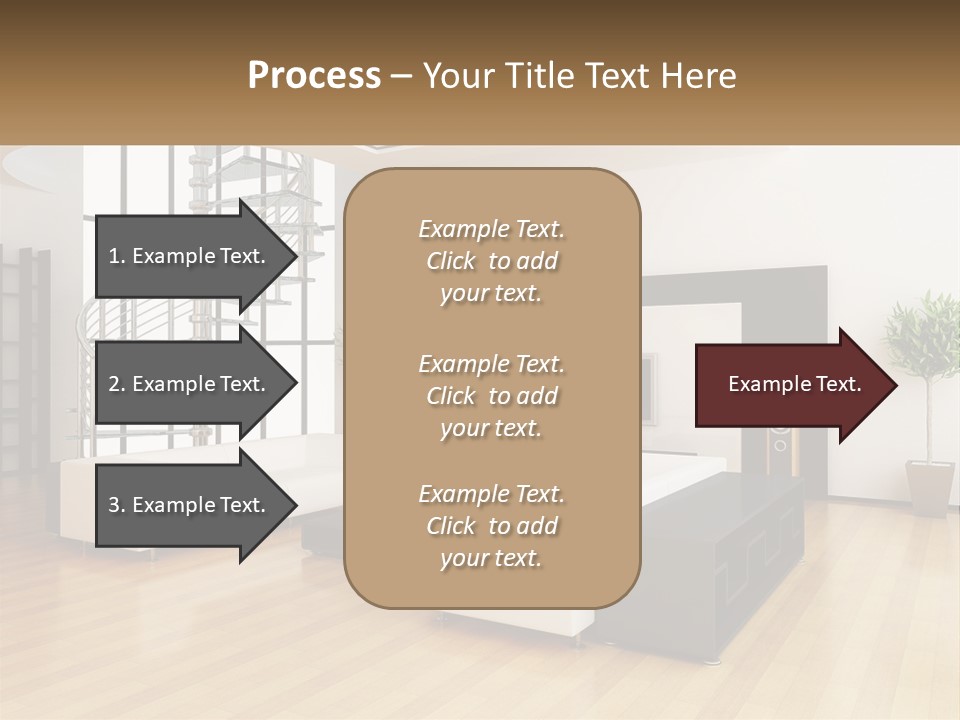 Domestic Parquet Living PowerPoint Template