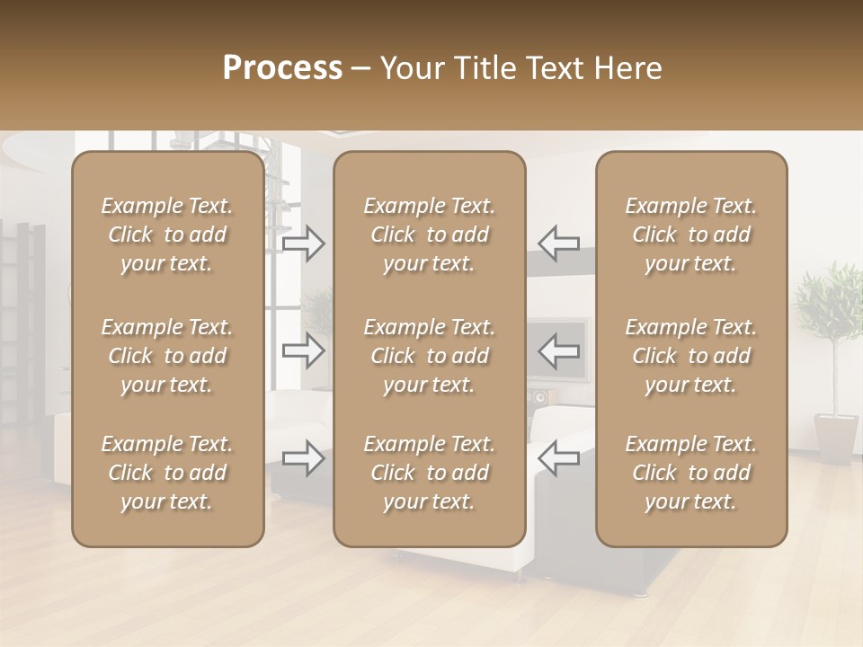 Domestic Parquet Living PowerPoint Template