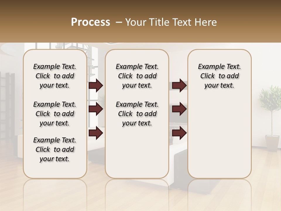 Domestic Parquet Living PowerPoint Template