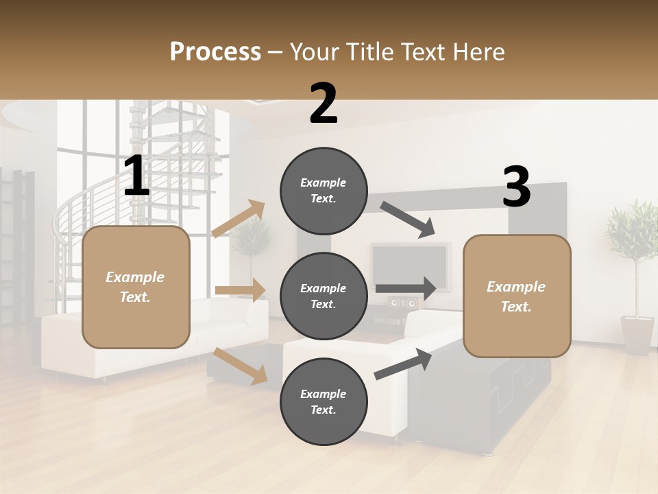 Domestic Parquet Living PowerPoint Template