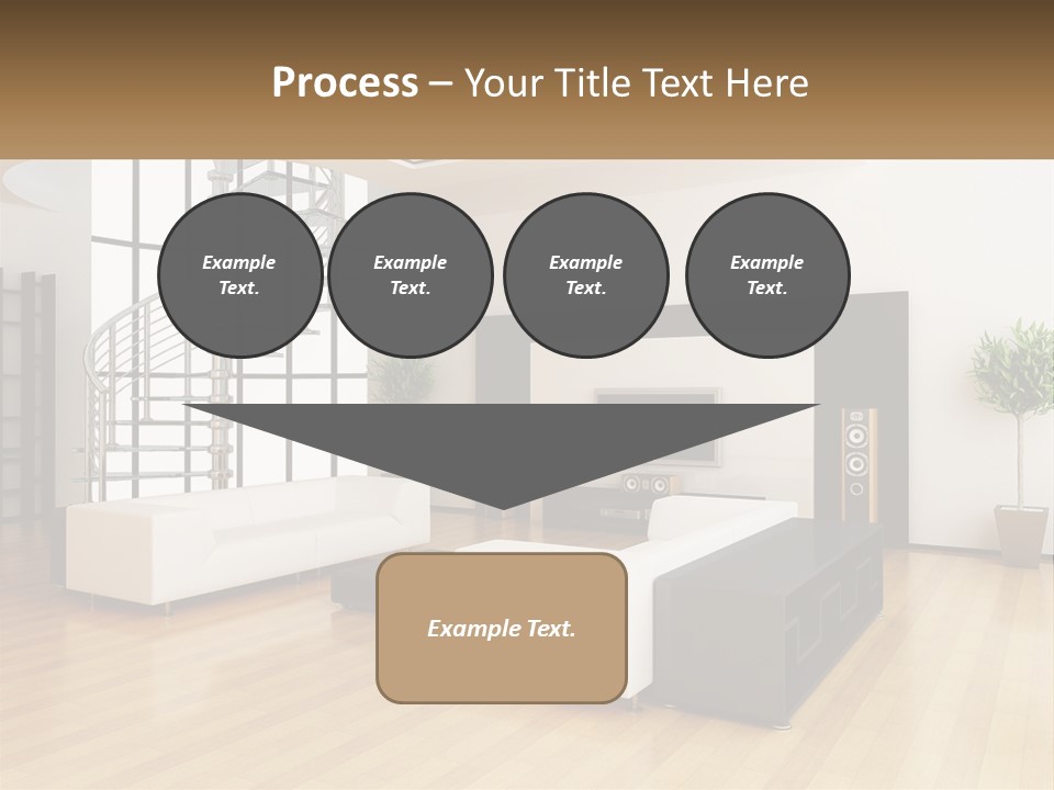 Domestic Parquet Living PowerPoint Template