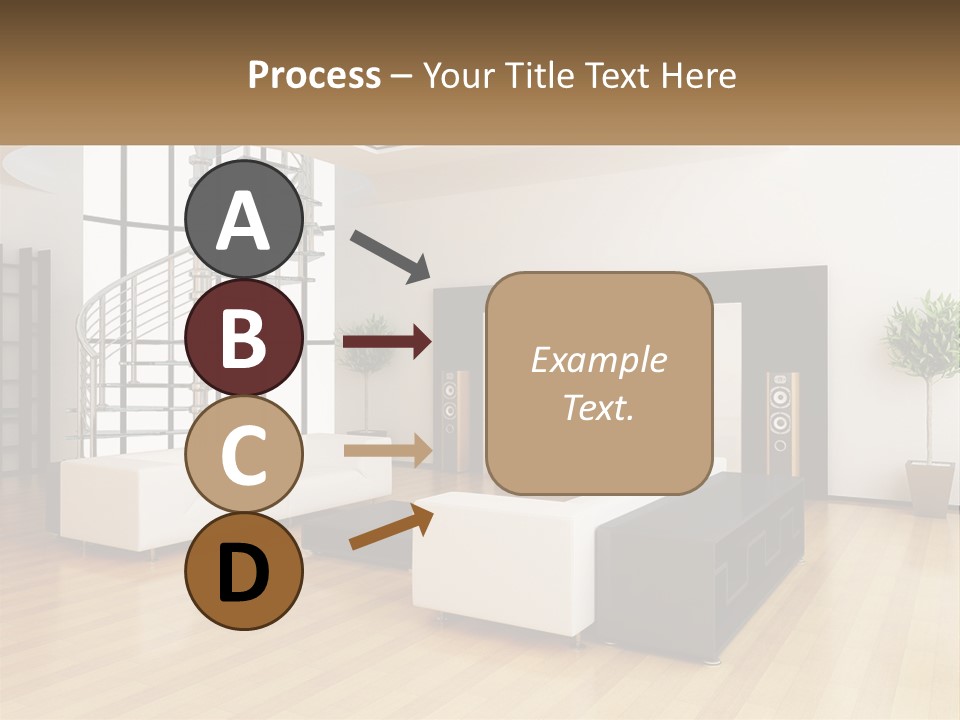 Domestic Parquet Living PowerPoint Template