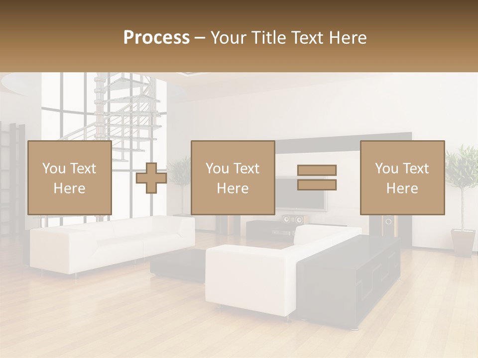 Domestic Parquet Living PowerPoint Template