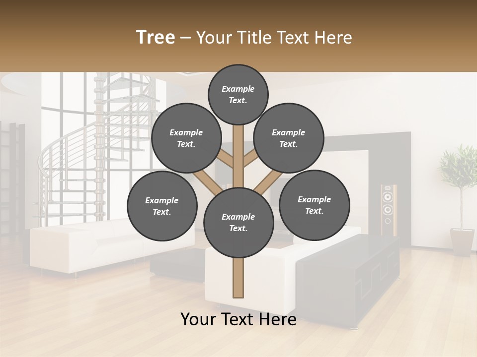 Domestic Parquet Living PowerPoint Template