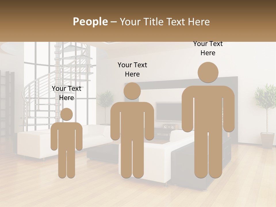 Domestic Parquet Living PowerPoint Template