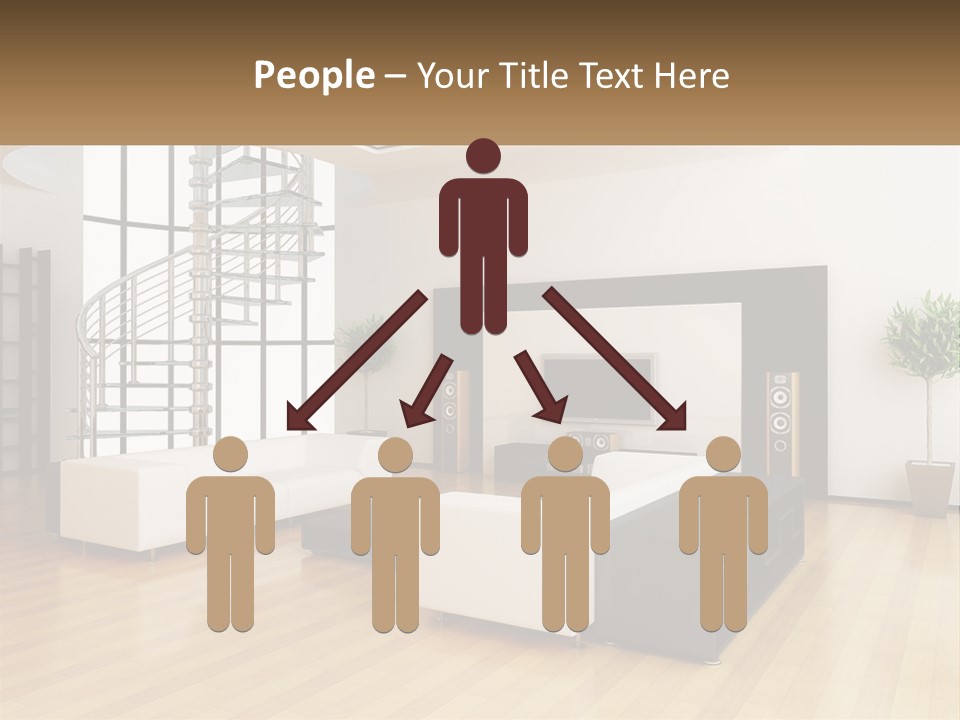 Domestic Parquet Living PowerPoint Template