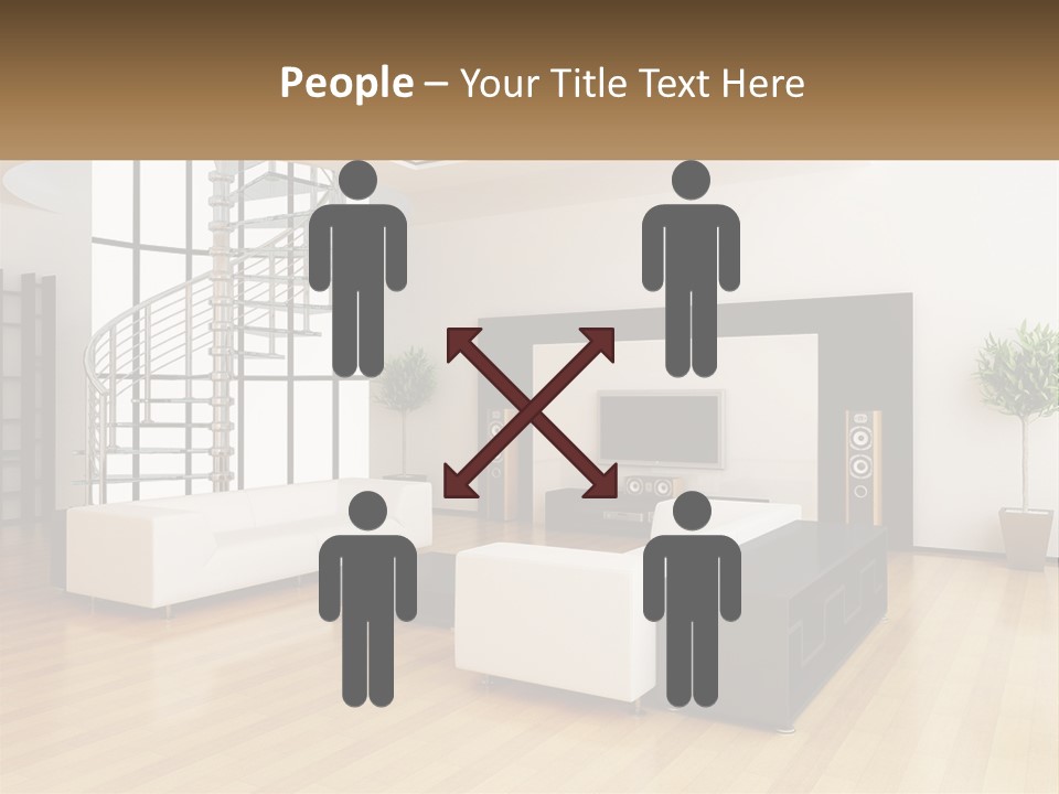 Domestic Parquet Living PowerPoint Template