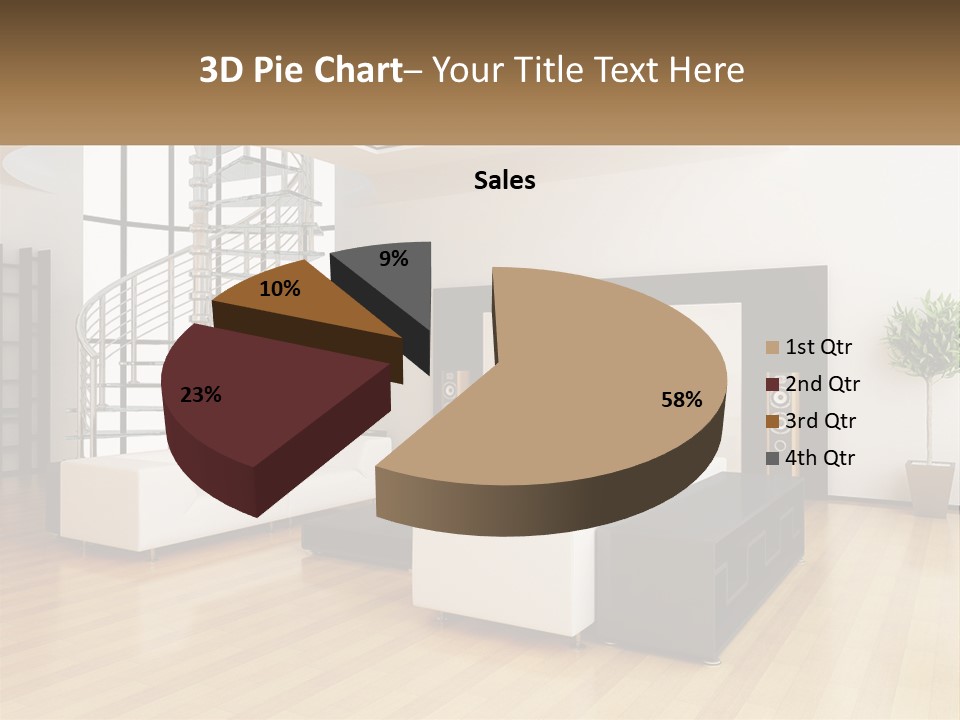 Domestic Parquet Living PowerPoint Template