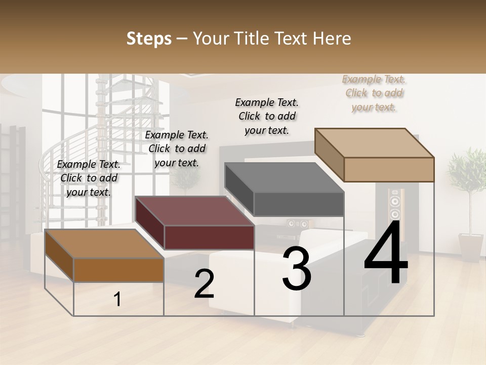 Domestic Parquet Living PowerPoint Template