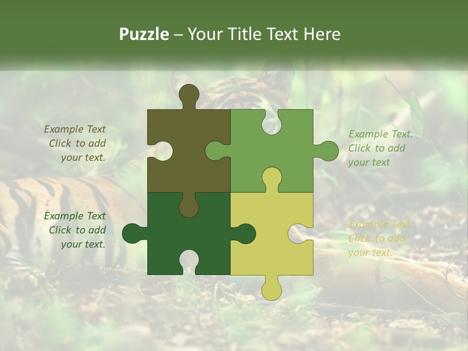 Outdoor Closeup Front PowerPoint Template