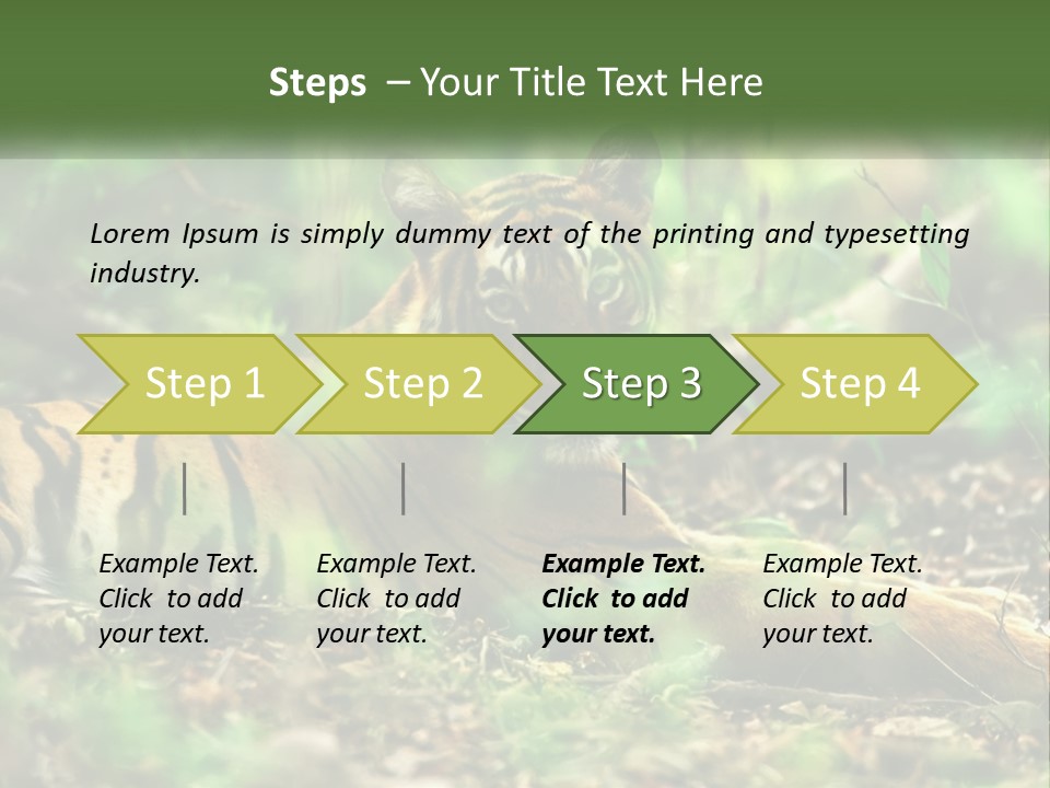 Outdoor Closeup Front PowerPoint Template