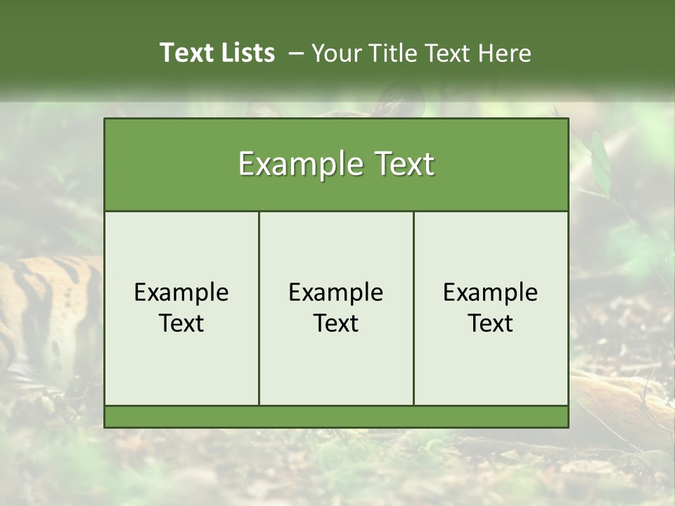 Outdoor Closeup Front PowerPoint Template