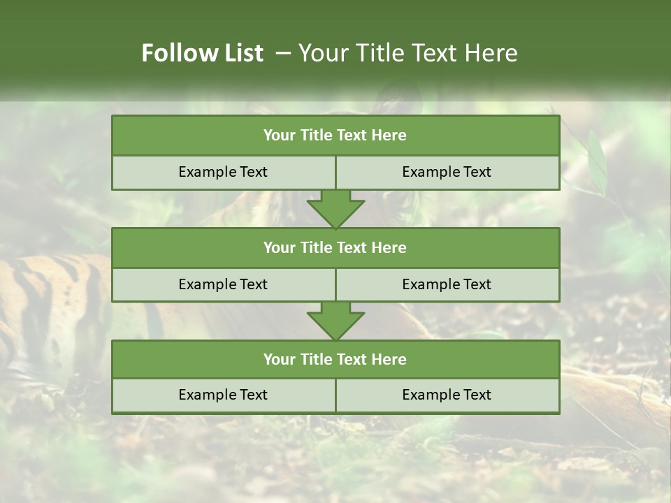 Outdoor Closeup Front PowerPoint Template