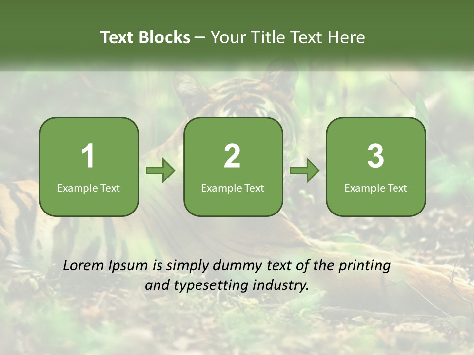 Outdoor Closeup Front PowerPoint Template