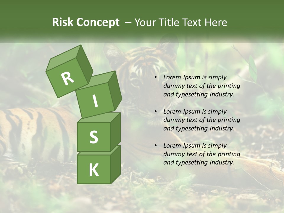 Outdoor Closeup Front PowerPoint Template