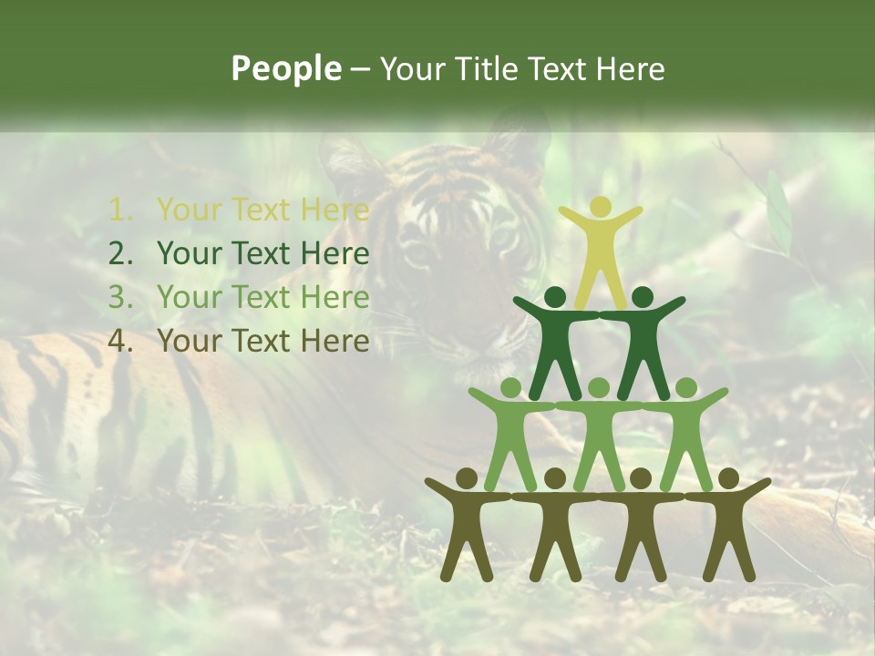 Outdoor Closeup Front PowerPoint Template