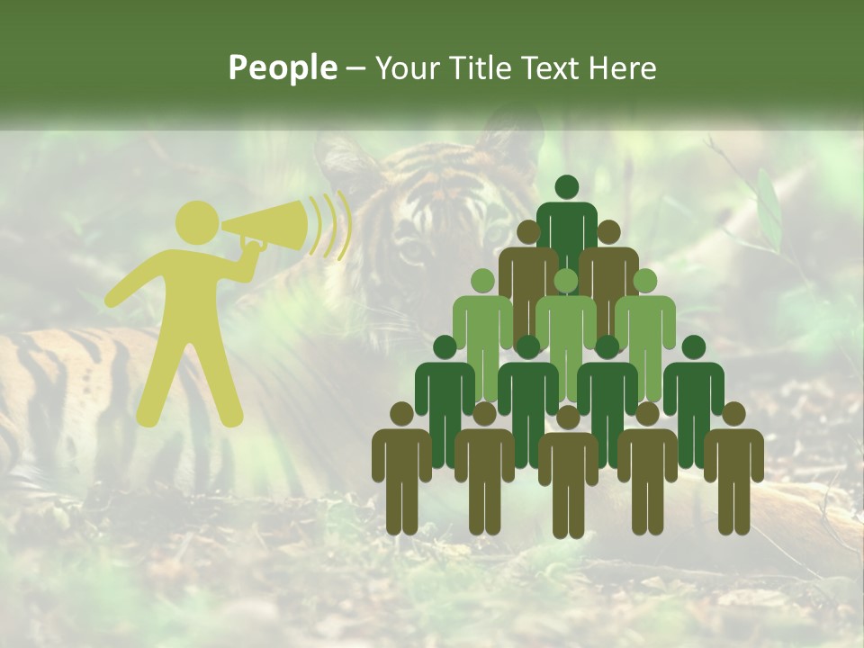 Outdoor Closeup Front PowerPoint Template