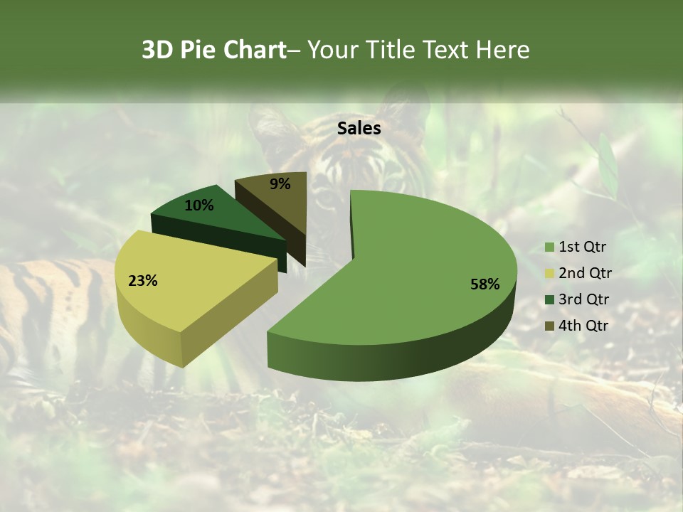 Outdoor Closeup Front PowerPoint Template