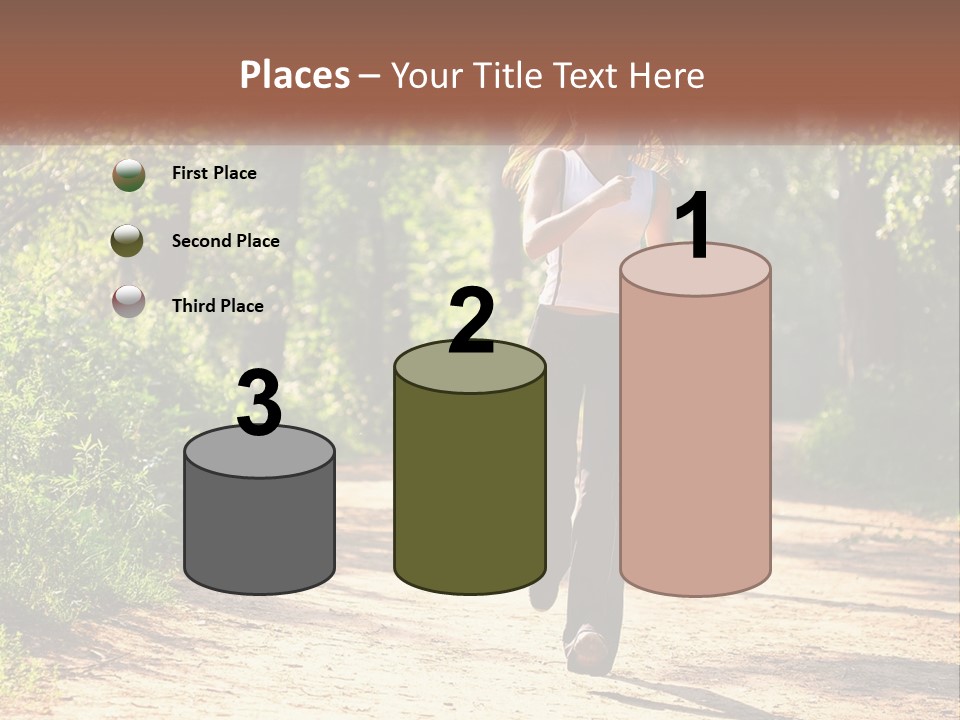 Shape Legs Road PowerPoint Template