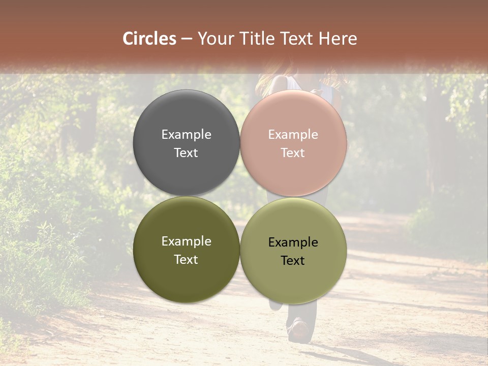 Shape Legs Road PowerPoint Template