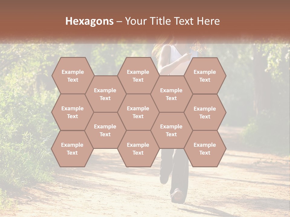 Shape Legs Road PowerPoint Template