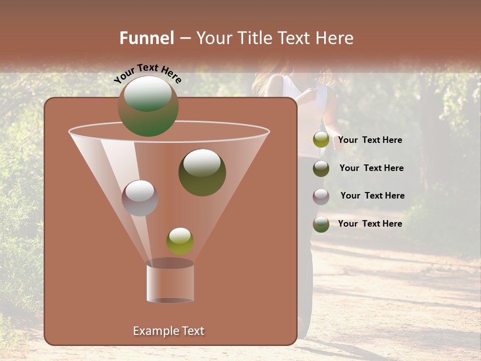 Shape Legs Road PowerPoint Template