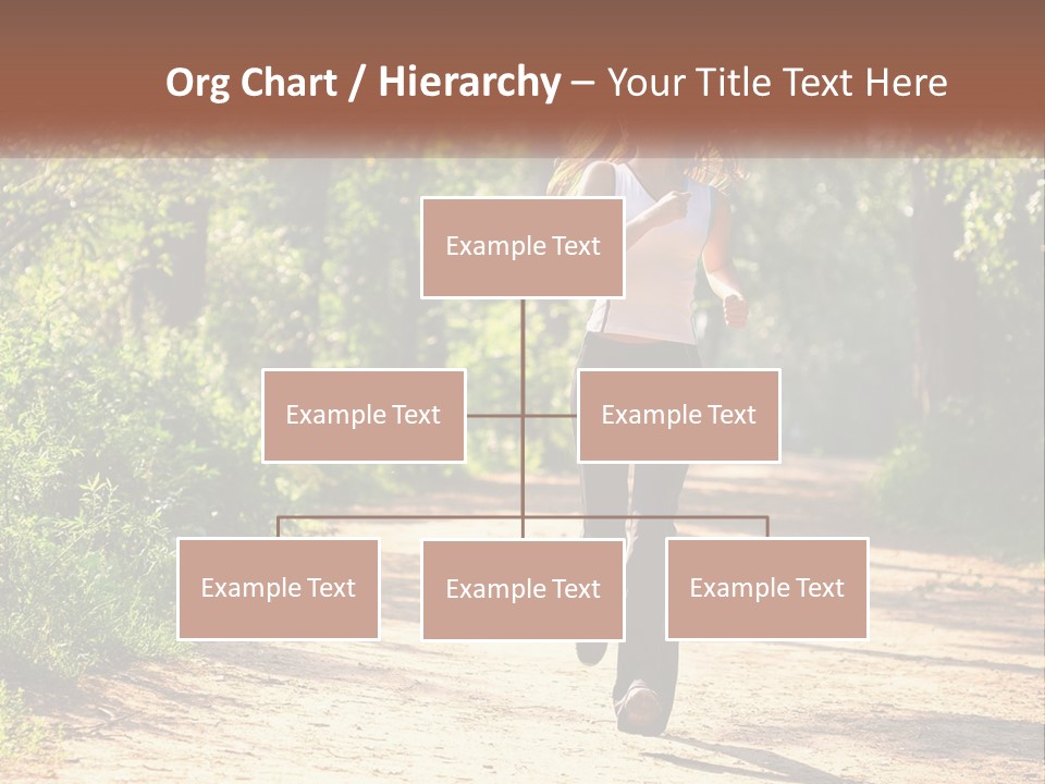 Shape Legs Road PowerPoint Template