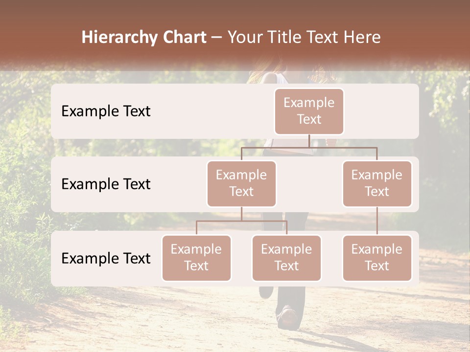 Shape Legs Road PowerPoint Template