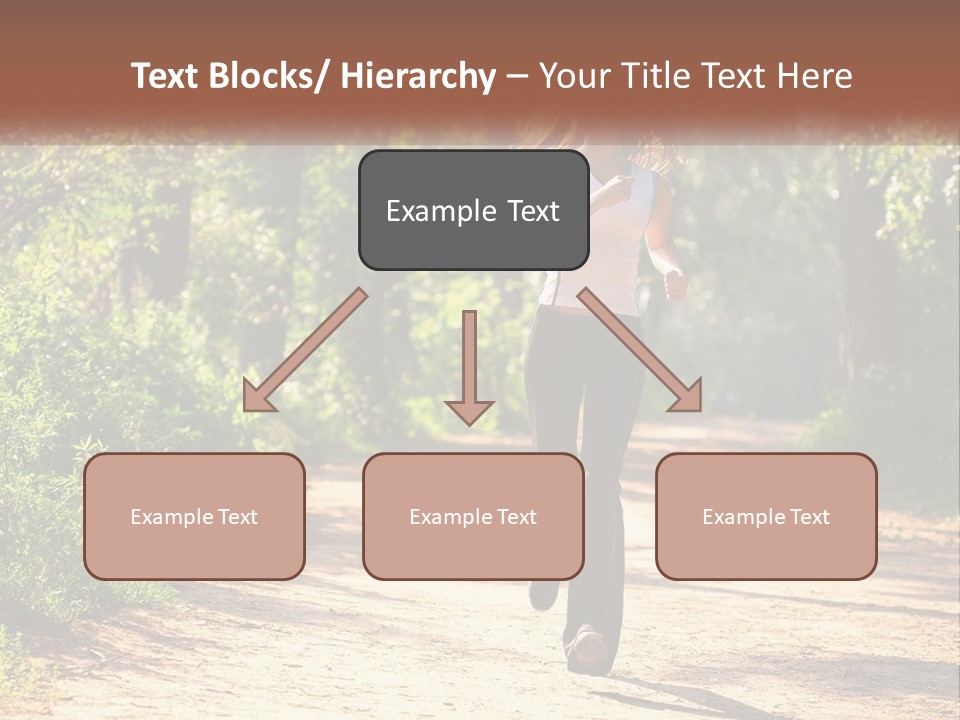 Shape Legs Road PowerPoint Template