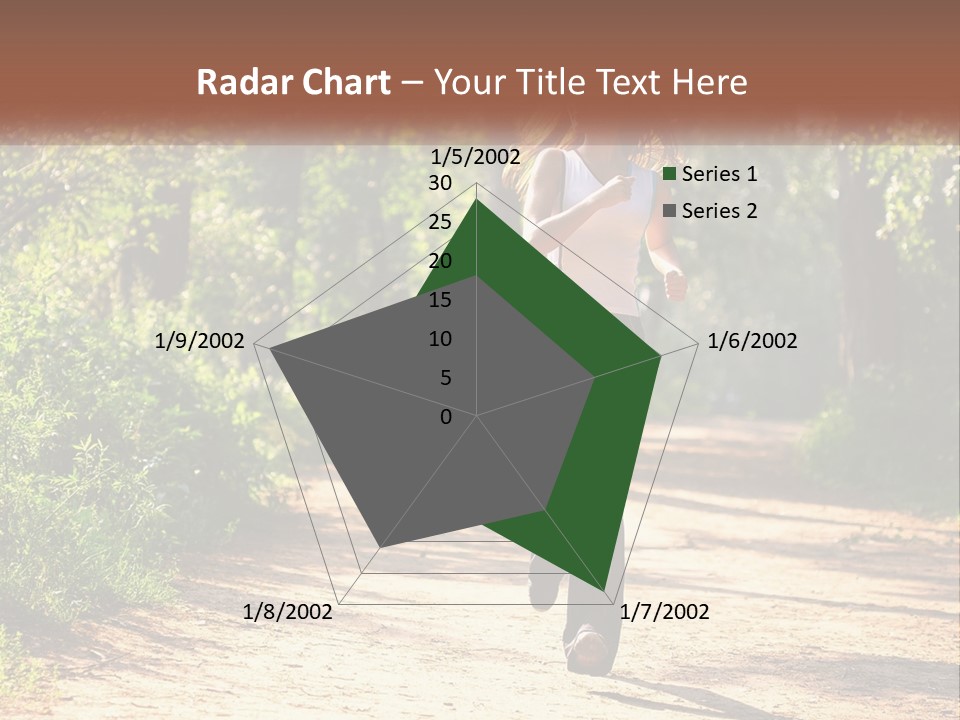Shape Legs Road PowerPoint Template