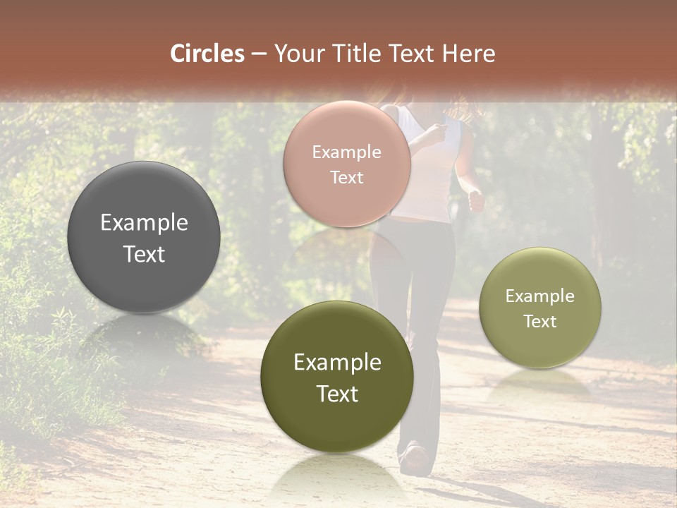 Shape Legs Road PowerPoint Template