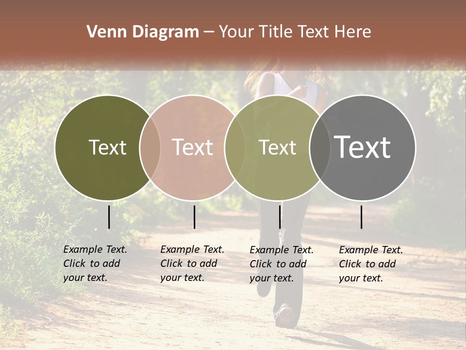 Shape Legs Road PowerPoint Template