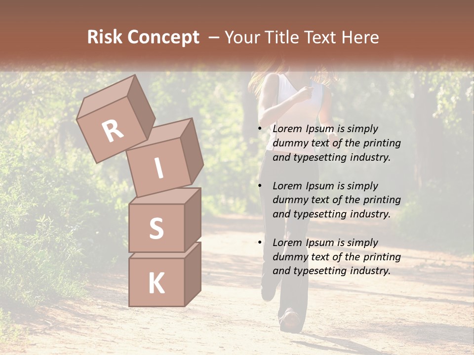 Shape Legs Road PowerPoint Template