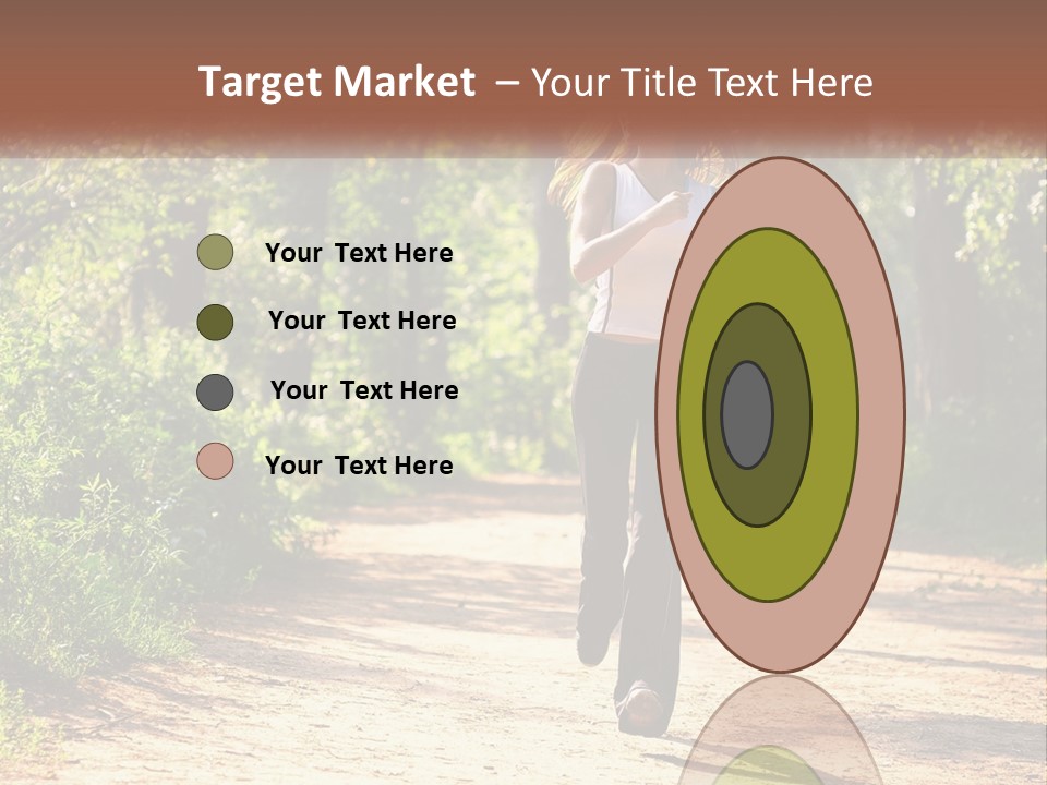 Shape Legs Road PowerPoint Template