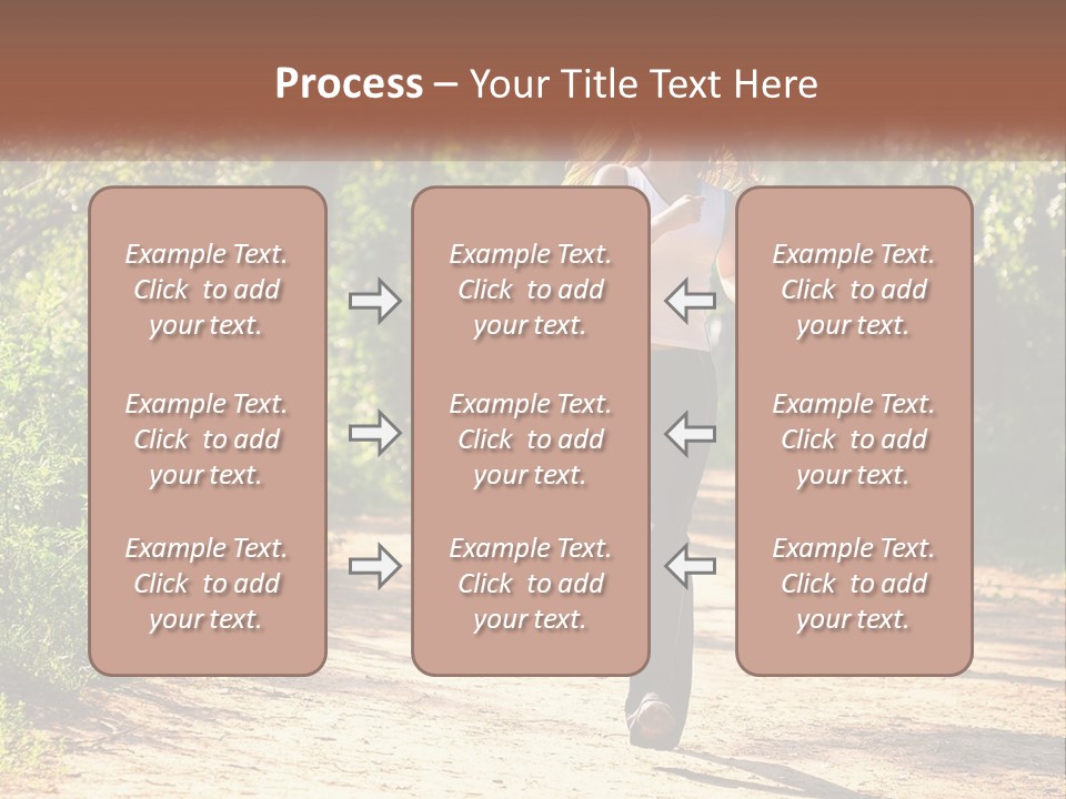 Shape Legs Road PowerPoint Template