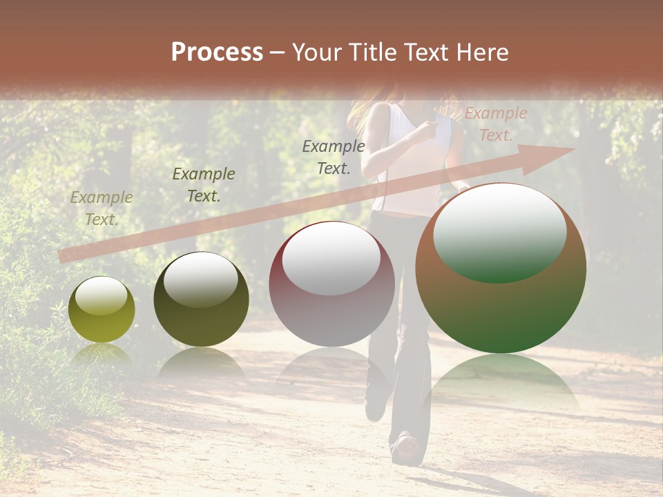 Shape Legs Road PowerPoint Template