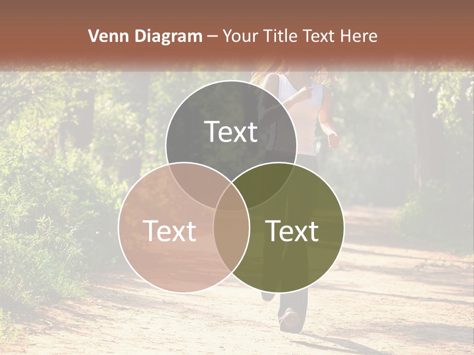 Shape Legs Road PowerPoint Template