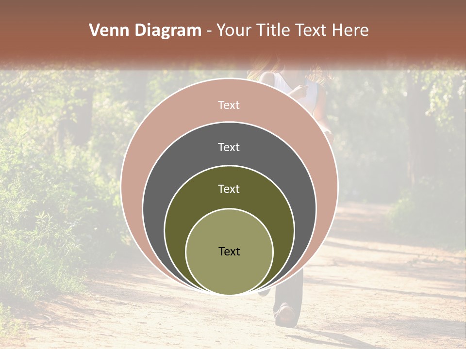 Shape Legs Road PowerPoint Template