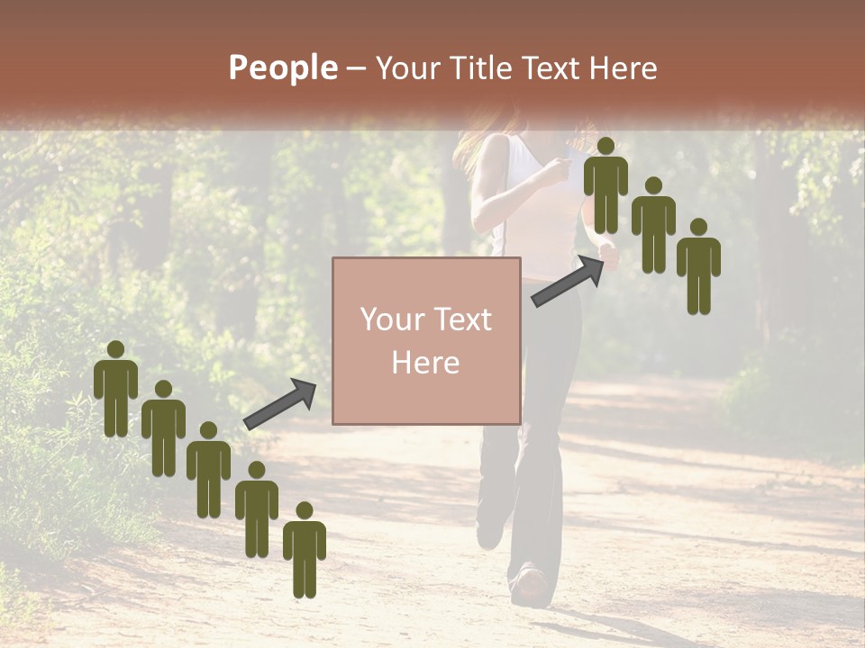 Shape Legs Road PowerPoint Template