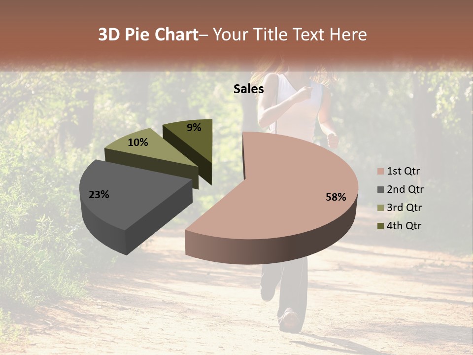 Shape Legs Road PowerPoint Template