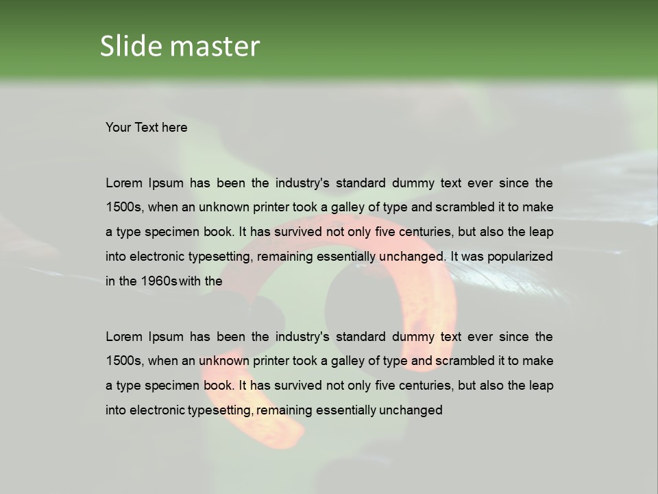 Farrier Blacksmith Hot PowerPoint Template